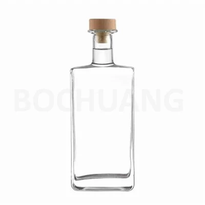 750 ml džina stikla pudele
